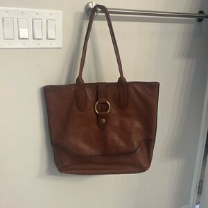 Leather Frye hobo